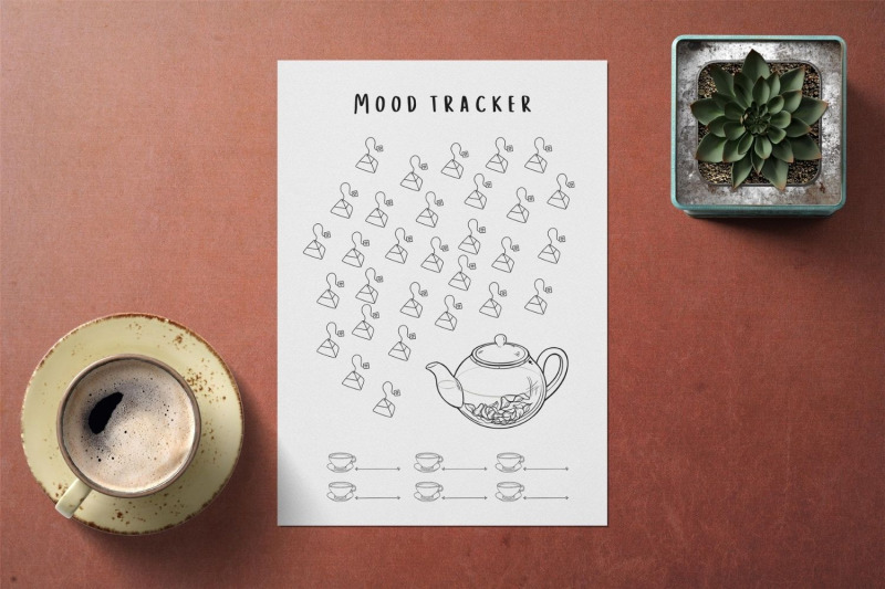 monthly-mood-tracker-planner-printables-bullet-journal-mood-charts-bujo-inserts