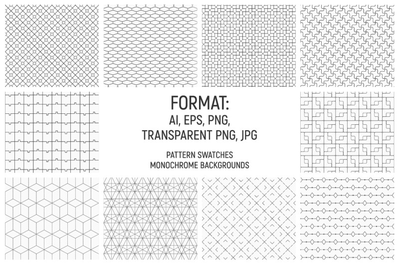 10-seamless-line-art-geometric-vector-patterns