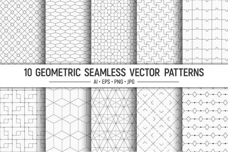 10-seamless-line-art-geometric-vector-patterns