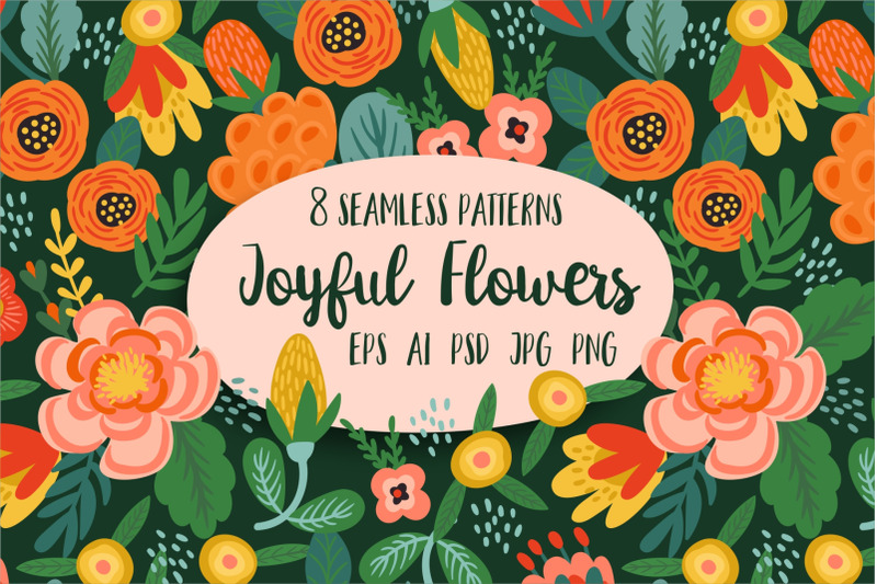 joyful-flowers-8-seamless-patterns