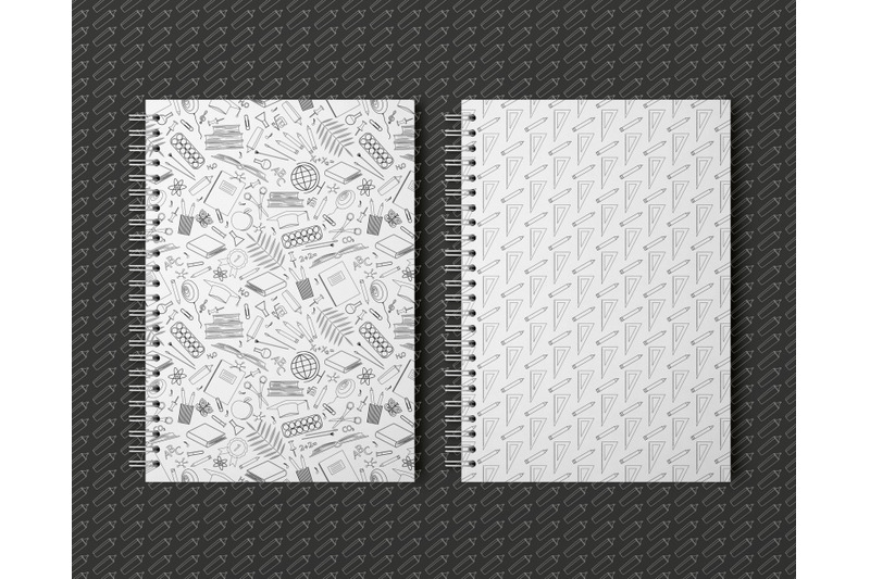 back-to-school-digital-paper-school-background-black-white