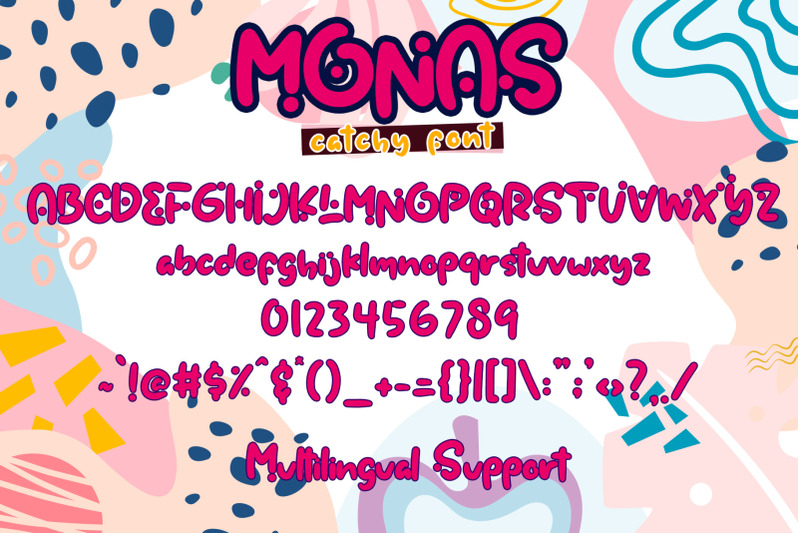 monas-catchy-font