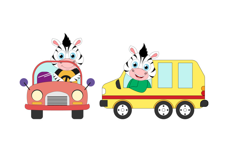 cute-zebra-cartoon-ride-a-car