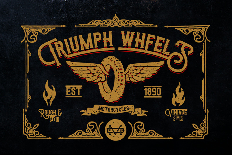 triumph-wheels-typeface