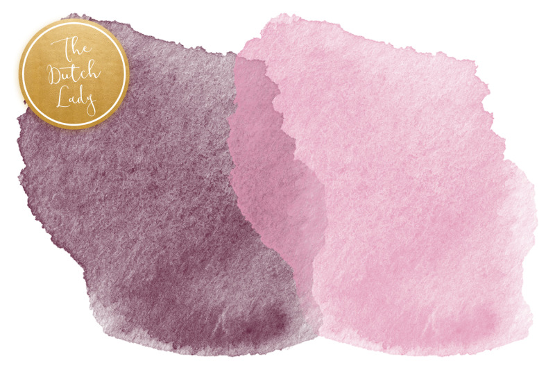 watercolor-smears-in-berry-colors