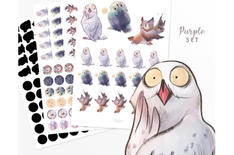 magic-owl-clipart-printable-stickers