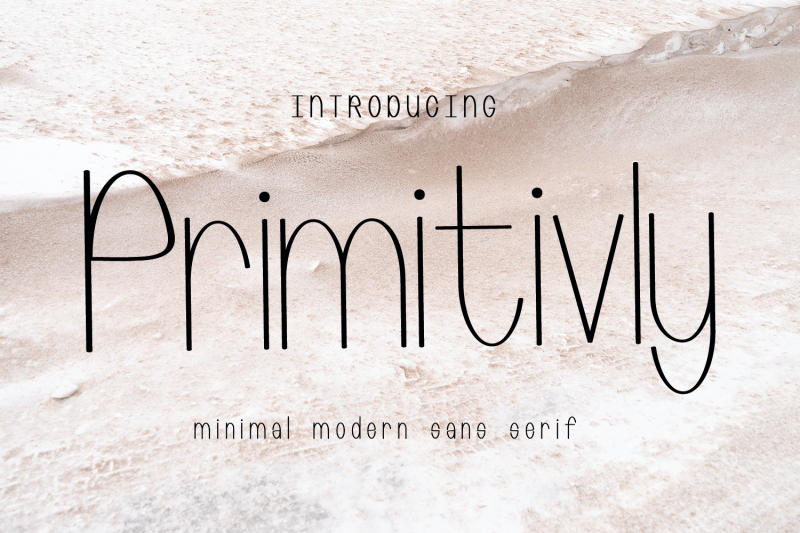 primitivly-minimal-modern-sans-serif