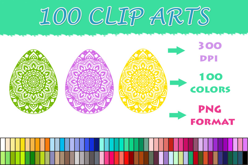 easter-eggs-mandala-clipart-100-colors-clipart