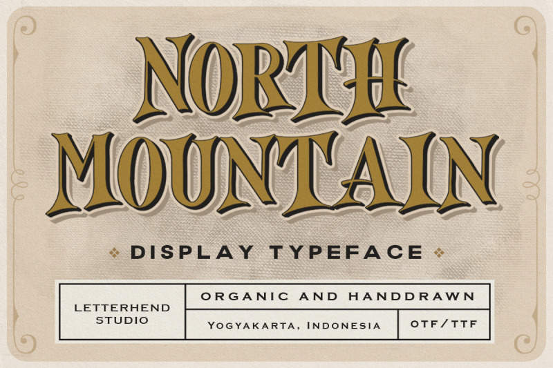 north-mountain-display-typeface