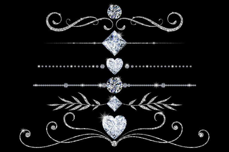 elegant-diamond-dividers-png-clipart