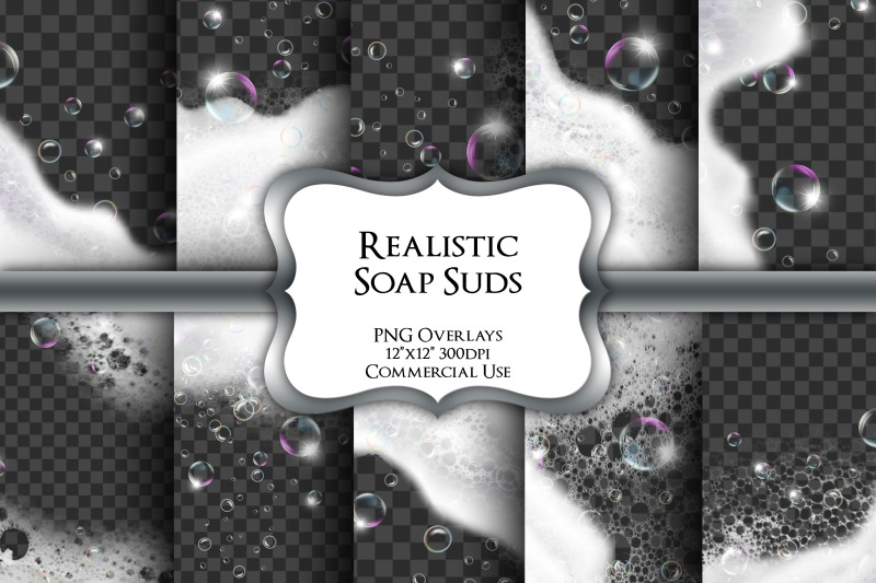 soap-suds-overlays-transparent-png