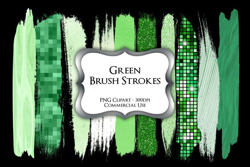 green-nbsp-brush-strokes-png-clipart-graphics