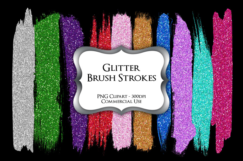 glitter-brush-strokes-png-clipart
