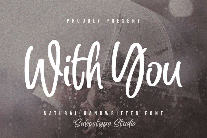 with-you-handwritten-font
