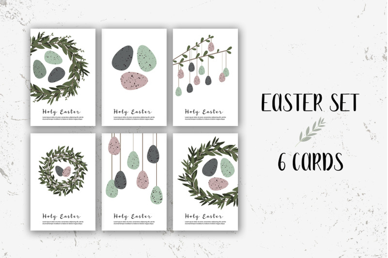 holy-easter-cards-cute-easter-egg-eco-rustic-decoration