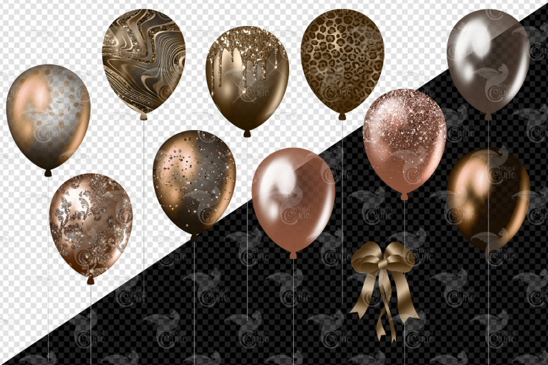 bronze-balloons-clipart