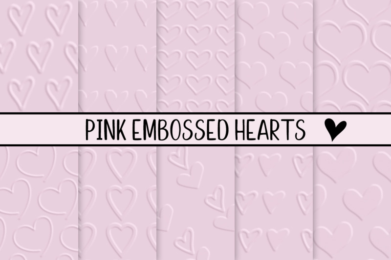 pink-embossed-hearts