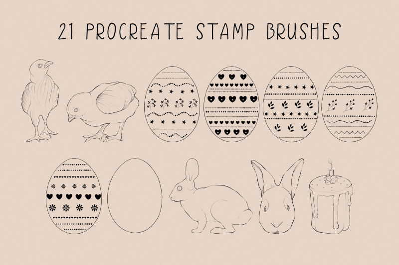easter-procreate-stamp-brushes