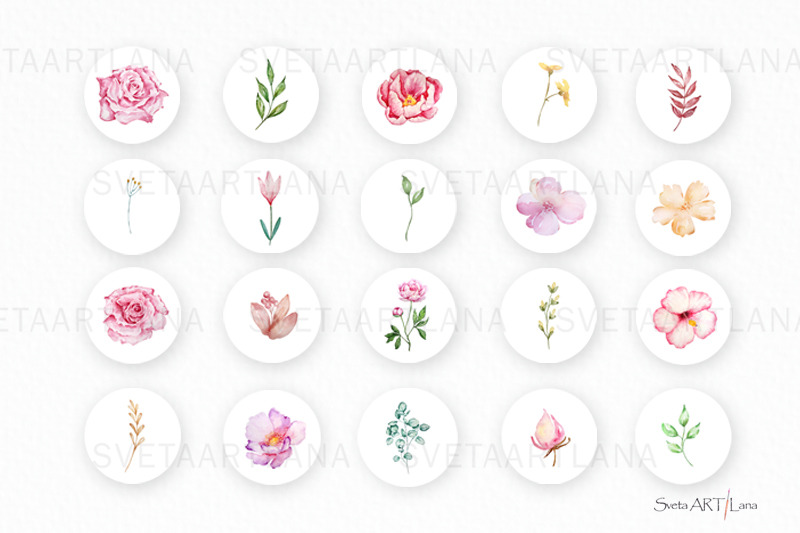 watercolor-floral-instagram-highlight-icons