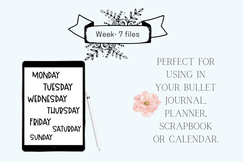 days-of-the-week-stickers-for-planners-journaling-stickers
