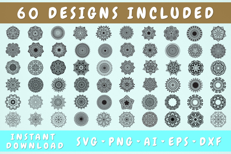 mandala-svg-bundle-60-designs-flower-mandala-svg