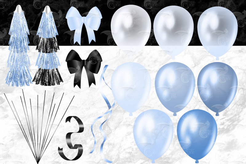 blue-and-black-balloons-clipart