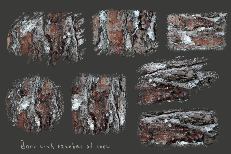 shapes-with-tree-bark-texture
