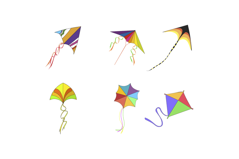 flying-kites-with-rope-and-colored-pattern-to-playing-kids