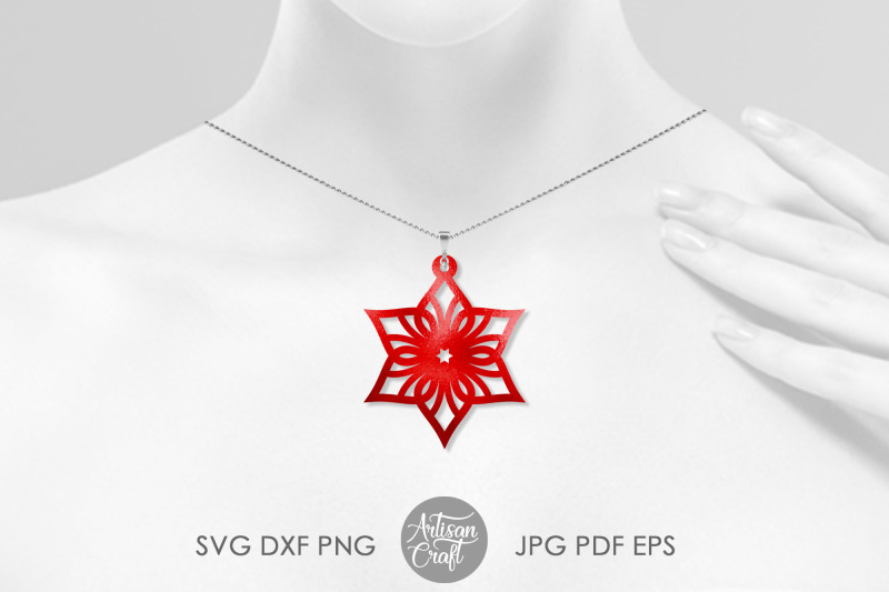 Download Mandala earring SVG, laser cut earrings By Artisan Craft SVG | TheHungryJPEG.com