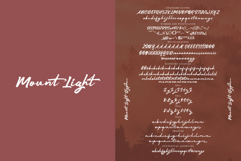 mount-light-script-font