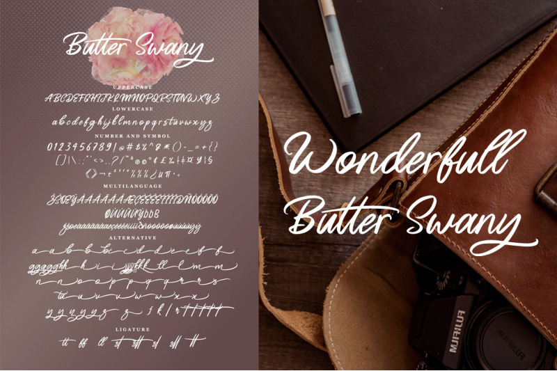 butter-swany-handwritten-font