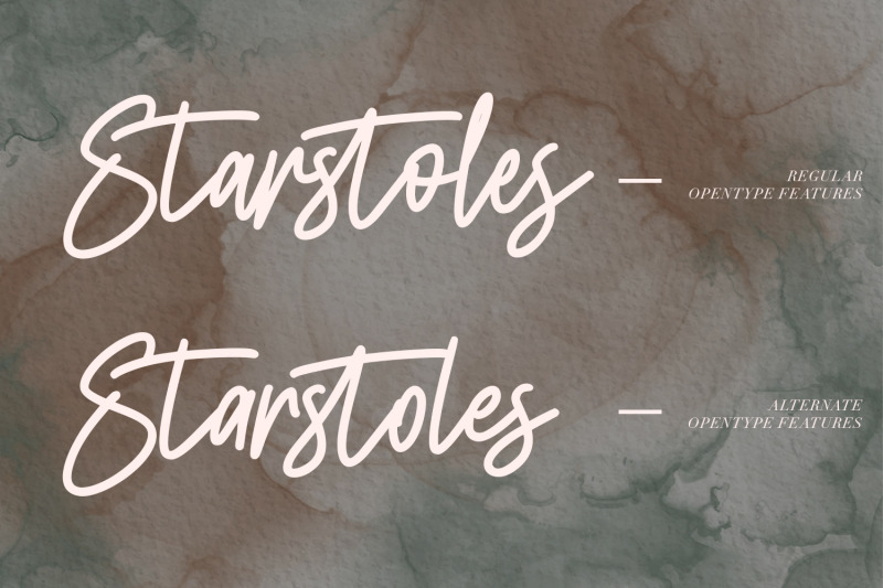 starstoles-signature-script-typeface