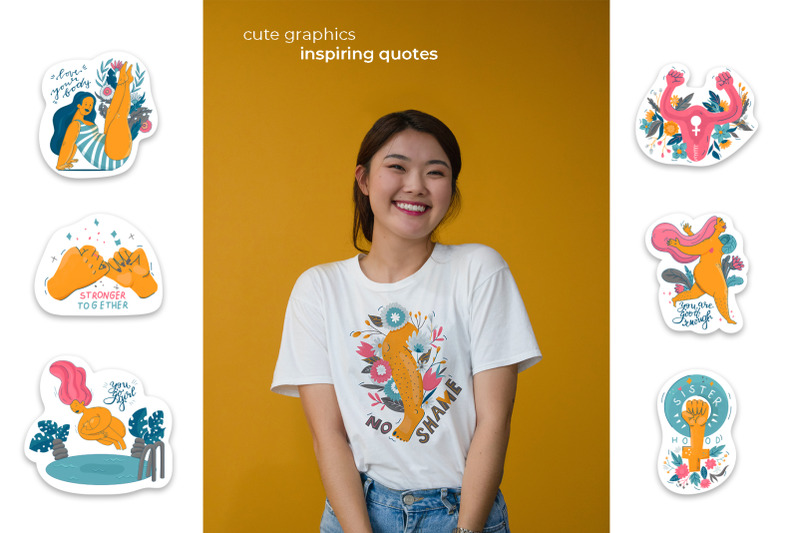 girl-power-sticker-collection