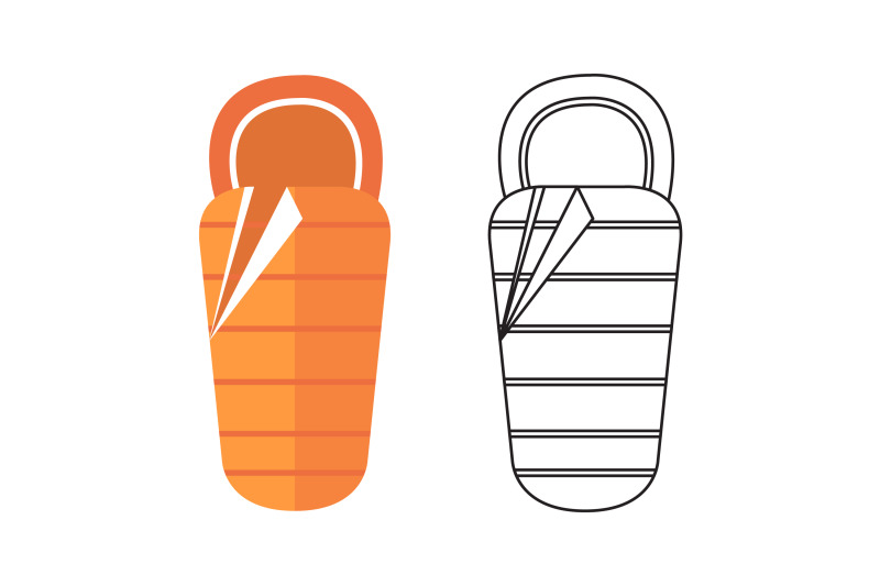 camping-sleeping-bag-fill-outline-icon