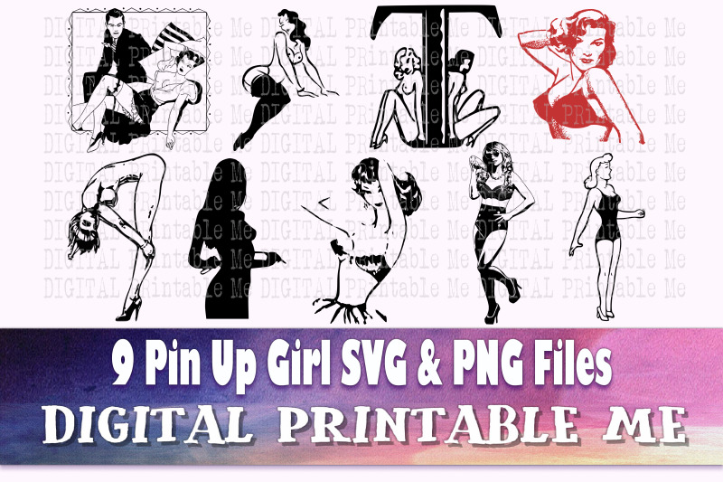 pinup-girl-svg-female-sexy-lady-girl-silhouette-bundle-png-clip