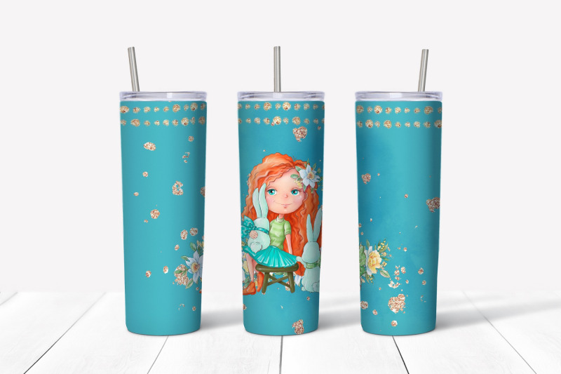 spring-sublimation-design-skinny-tumbler-wrap-design