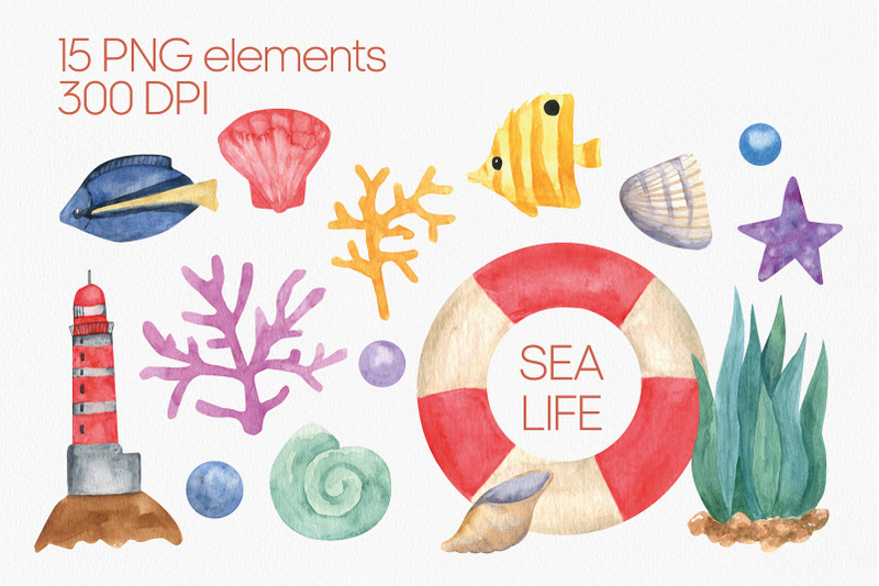 cute-sealife-watercolor-clipart-travel-clipart-png