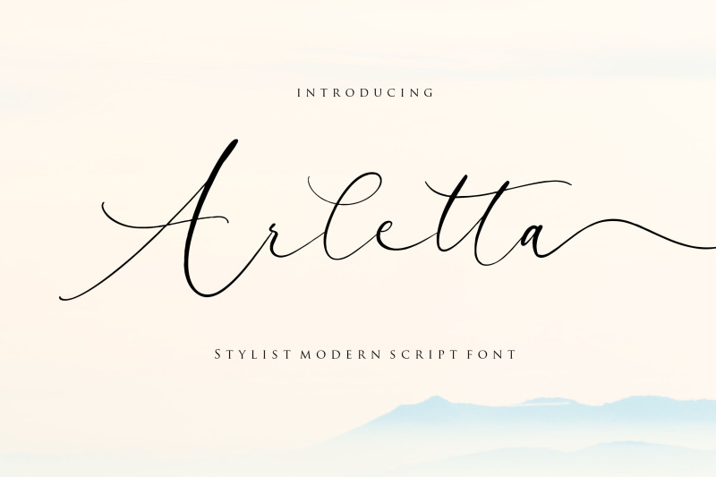 arletta-stylist-modern-script-font