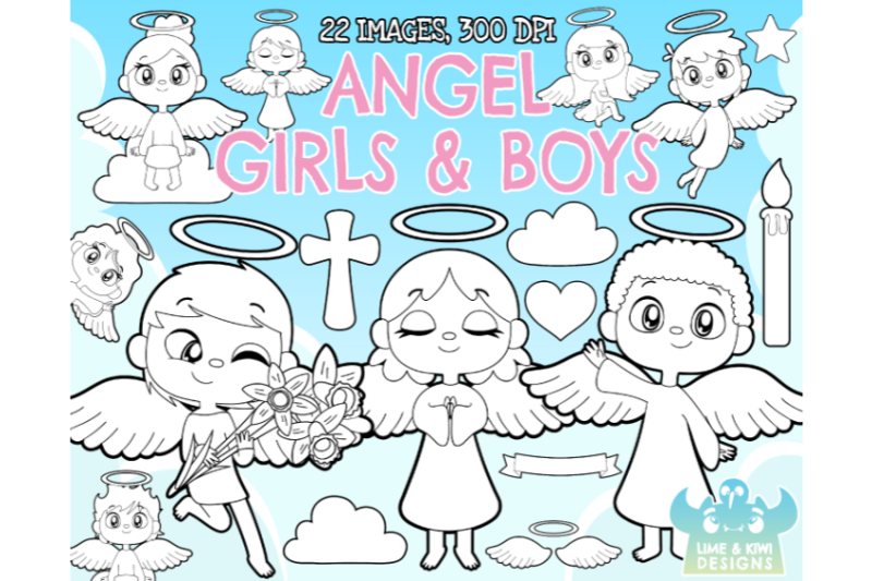 angel-girls-and-boys-digital-stamps-lime-and-kiwi-designs