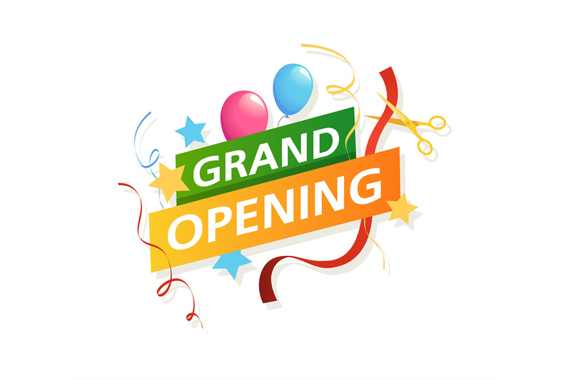 grand-opening-banner-vector-promo-flyer-with-scissors-ribbons-and-ba