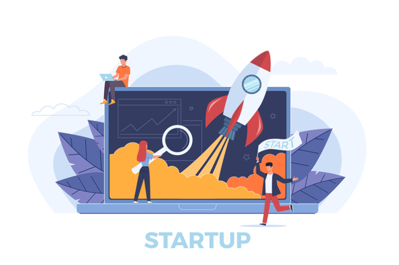 startup-rocket-launch-metaphor-people-presentation-new-business-proj