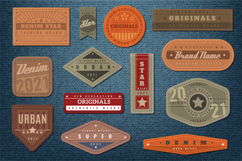 denim-labels-graphic-leather-badge-and-textured-background-authentic