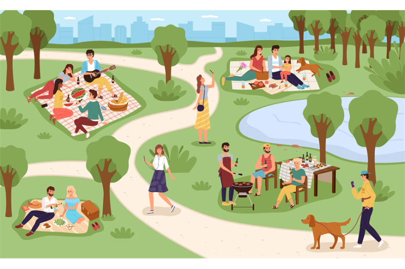 park-picnic-family-rest-in-city-park-people-eat-and-drink-in-nature