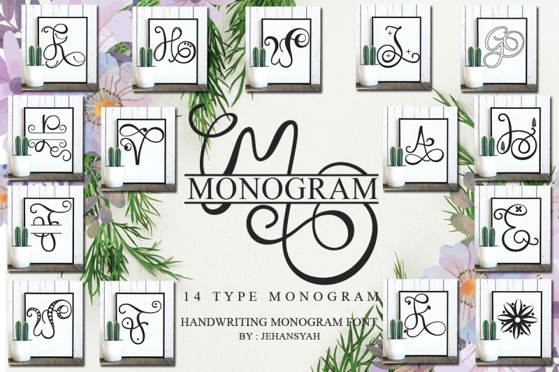 monogram-handwriting-family-font