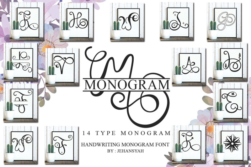 monogram-handwriting-family-font