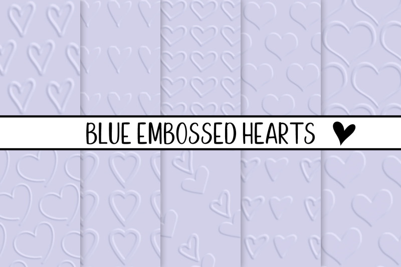 blue-embossed-hearts