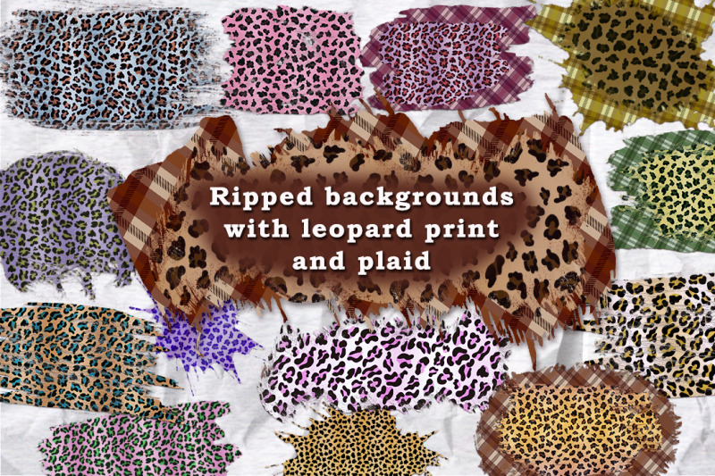 ripped-backgrounds-with-leopard-print-and-plaid