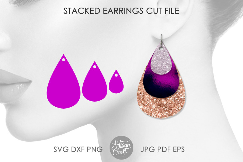 teardrop-earrings-template-stacked-earrings