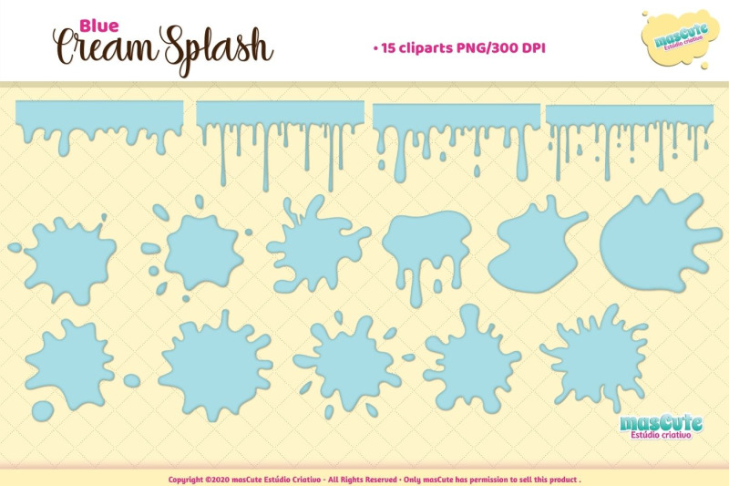 blue-cream-splash-clipart