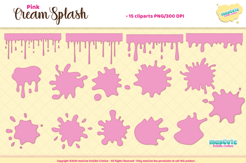 pink-cream-splash-clipart